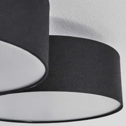Plafonnier Purus Led Noir, 1 Lumiere