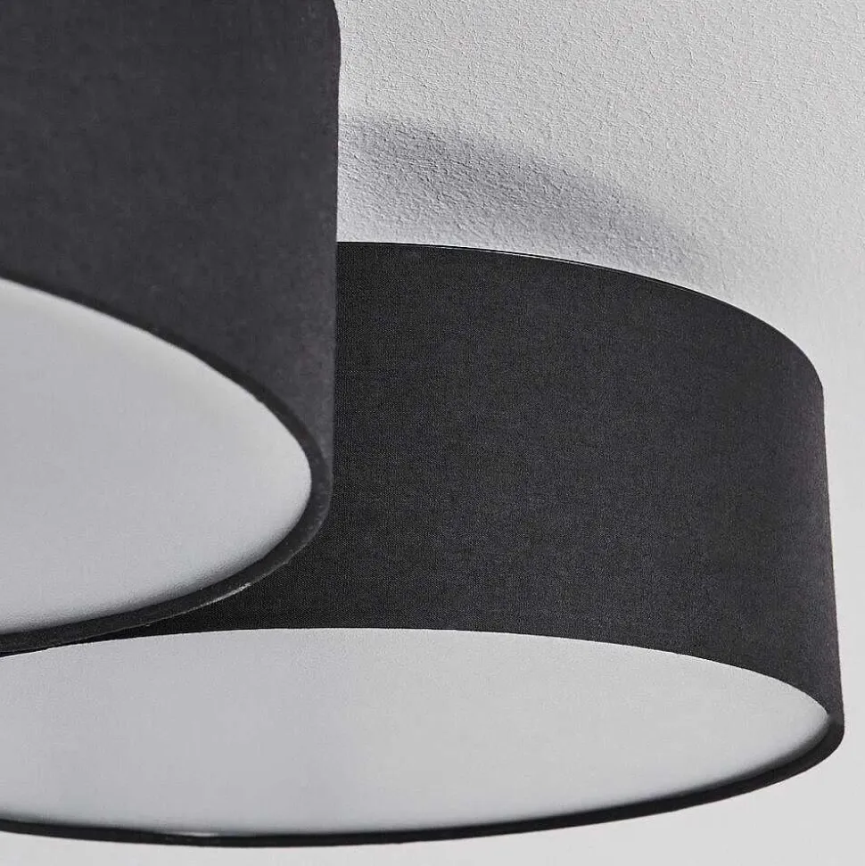Plafonnier Purus Led Noir, 1 Lumiere