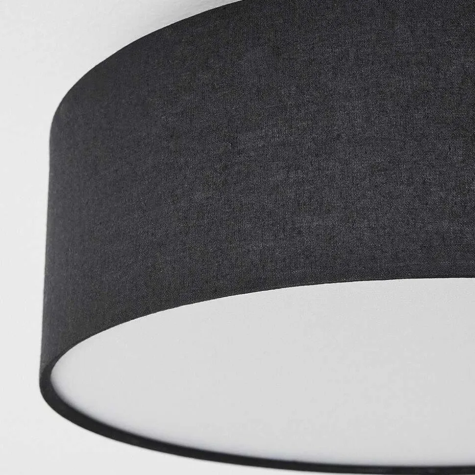 Plafonnier Purus Led Noir, 1 Lumiere