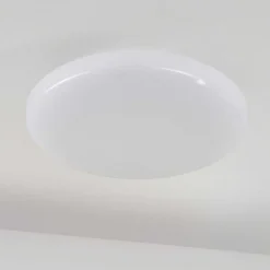 Plafonnier Ral Led Argente, Blanc, 1 Lumiere, Telecommandes, Changeur De Couleurs