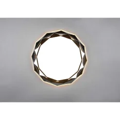 Plafonnier Reality Ando Led Chrome, 1 Lumiere, Telecommandes