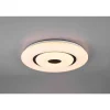 Plafonnier Reality Rana Led Noir, Blanc, 1 Lumiere, Telecommandes, Changeur De Couleurs