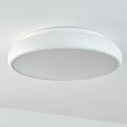 Plafonnier Rhone Led Blanc, 1 Lumiere, Changeur De Couleurs