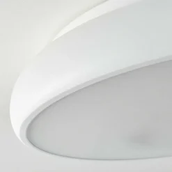 Plafonnier Rhone Led Blanc, 1 Lumiere, Changeur De Couleurs