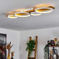 Plafonnier Rodekro Led Ecru, Blanc, 1 Lumiere