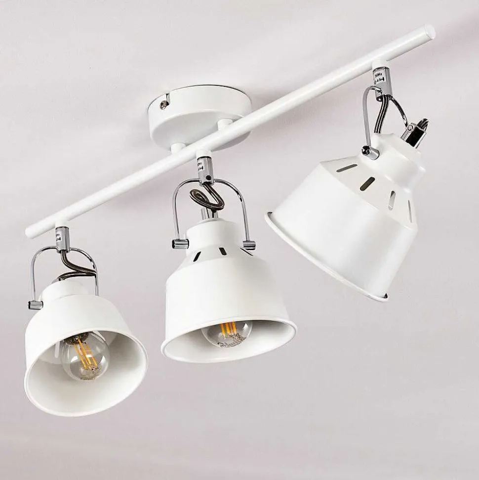 Plafonnier Safari Blanc, 3 Lumieres