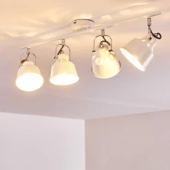 Plafonnier Safari Blanc, 4 Lumieres