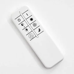 Plafonnier Salmi Led Aluminium, Blanc, 1 Lumiere, Telecommandes
