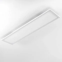Plafonnier Salmi Led Blanc, 1 Lumiere, Telecommandes, Changeur De Couleurs