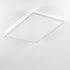 Plafonnier Salmi Led Blanc, 1 Lumiere, Telecommandes, Changeur De Couleurs