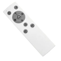 Plafonnier Salmi Led Blanc, 1 Lumiere, Telecommandes, Changeur De Couleurs