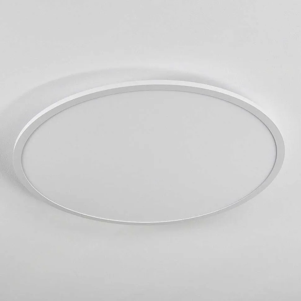 Plafonnier Sani Led Blanc, 1 Lumiere, Telecommandes, Changeur De Couleurs