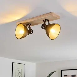 Plafonnier Svanfolk Bois Clair, 2 Lumieres
