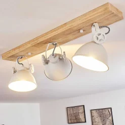 Plafonnier Svanfolk Brun, Blanc, 3 Lumieres
