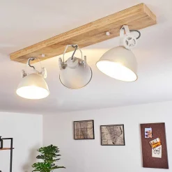 Plafonnier Svanfolk Brun, Blanc, 3 Lumieres