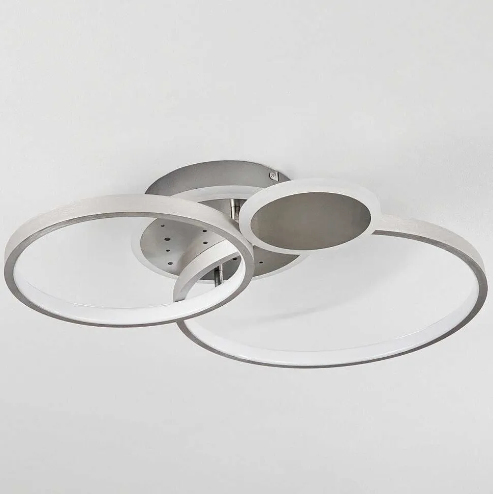 Plafonnier Tagsdorff Led Chrome, Nickel Mat, 1 Lumiere