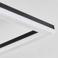 Plafonnier Taleta Led Noir, 1 Lumiere, Telecommandes