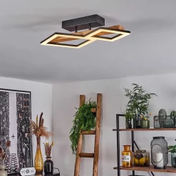 Plafonnier Tavon Led Ecru, Noir, 1 Lumiere