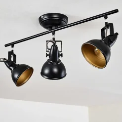 Plafonnier Tina Noir, 3 Lumieres