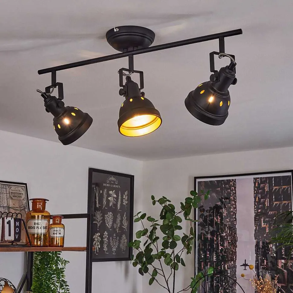Plafonnier Tita Noir, 3 Lumieres