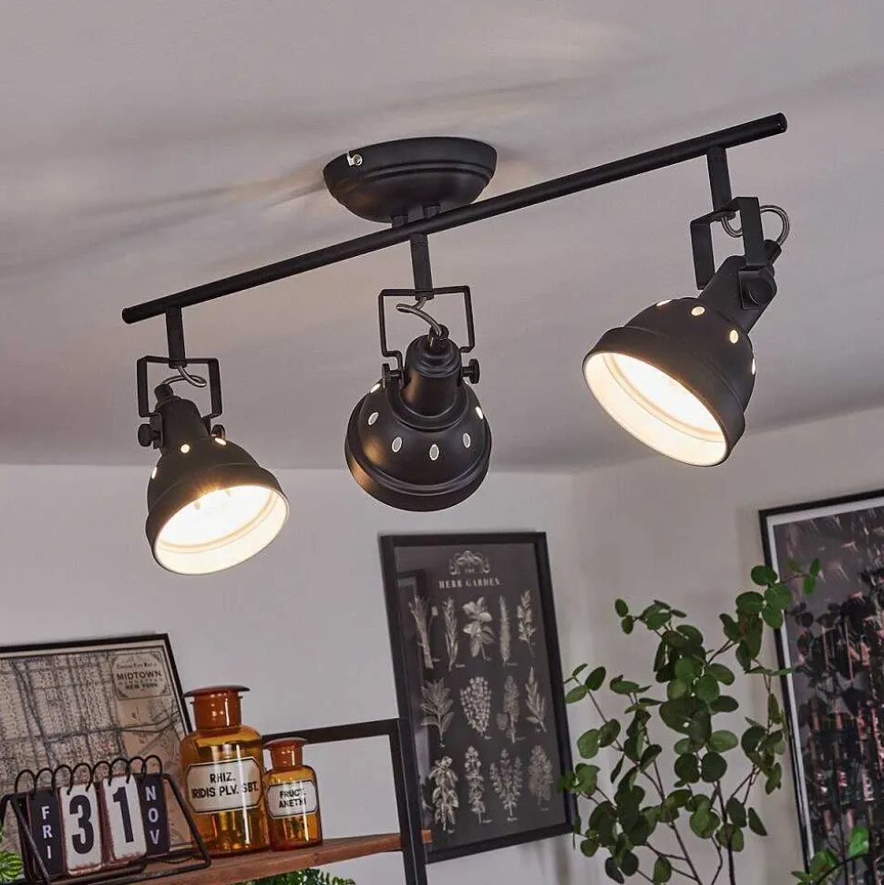 Plafonnier Tita Noir, 3 Lumieres