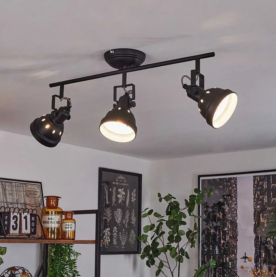 Plafonnier Tita Noir, 3 Lumieres