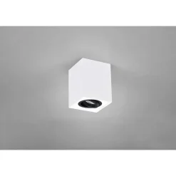 Plafonnier Trio Cookie Noir, Blanc, 1 Lumiere