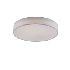 Plafonnier Trio Leuchten Wiz Diamo Led Blanc, 1 Lumiere, Telecommandes, Changeur De Couleurs
