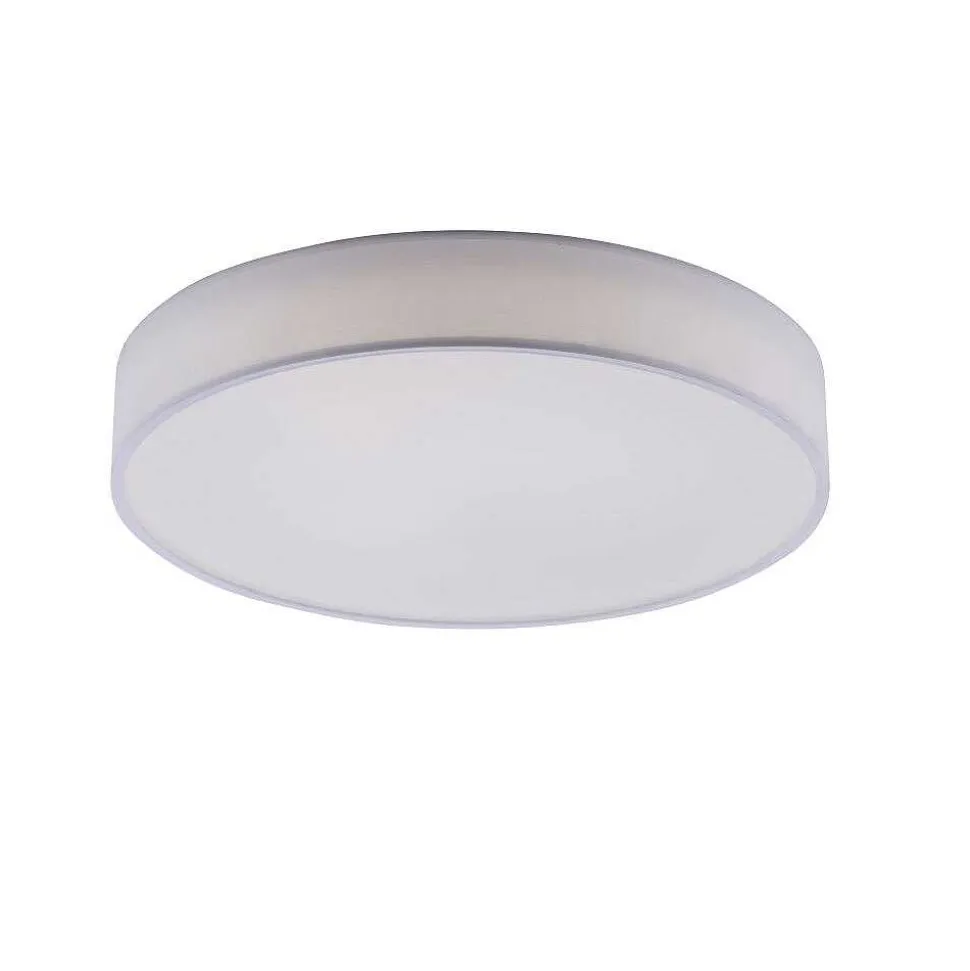 Plafonnier Trio Leuchten Wiz Diamo Led Blanc, 1 Lumiere, Telecommandes, Changeur De Couleurs