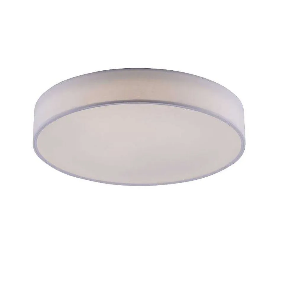 Plafonnier Trio Leuchten Wiz Diamo Led Blanc, 1 Lumiere, Telecommandes, Changeur De Couleurs