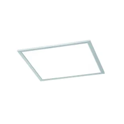 Plafonnier Trio Wiz Griffin Led Nickel Mat, 1 Lumiere, Telecommandes, Changeur De Couleurs