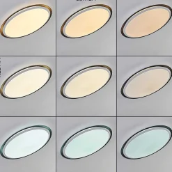 Plafonnier Vejle Led Blanc, 2 Lumieres, Changeur De Couleurs
