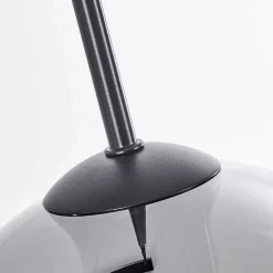 Plafonnier Verre 20 Cm Koyoto Clair, Fume, 3 Lumieres