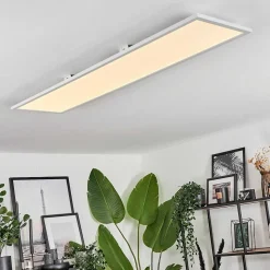 Plafonnier Vex Led Blanc, 1 Lumiere, Telecommandes