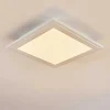 Plafonnier Voisines Led Blanc, 1 Lumiere, Telecommandes, Changeur De Couleurs