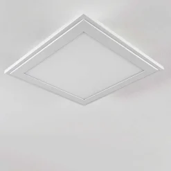 Plafonnier Voisines Led Blanc, 1 Lumiere, Telecommandes, Changeur De Couleurs