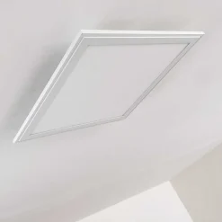 Plafonnier Voisines Led Blanc, 1 Lumiere, Telecommandes, Changeur De Couleurs