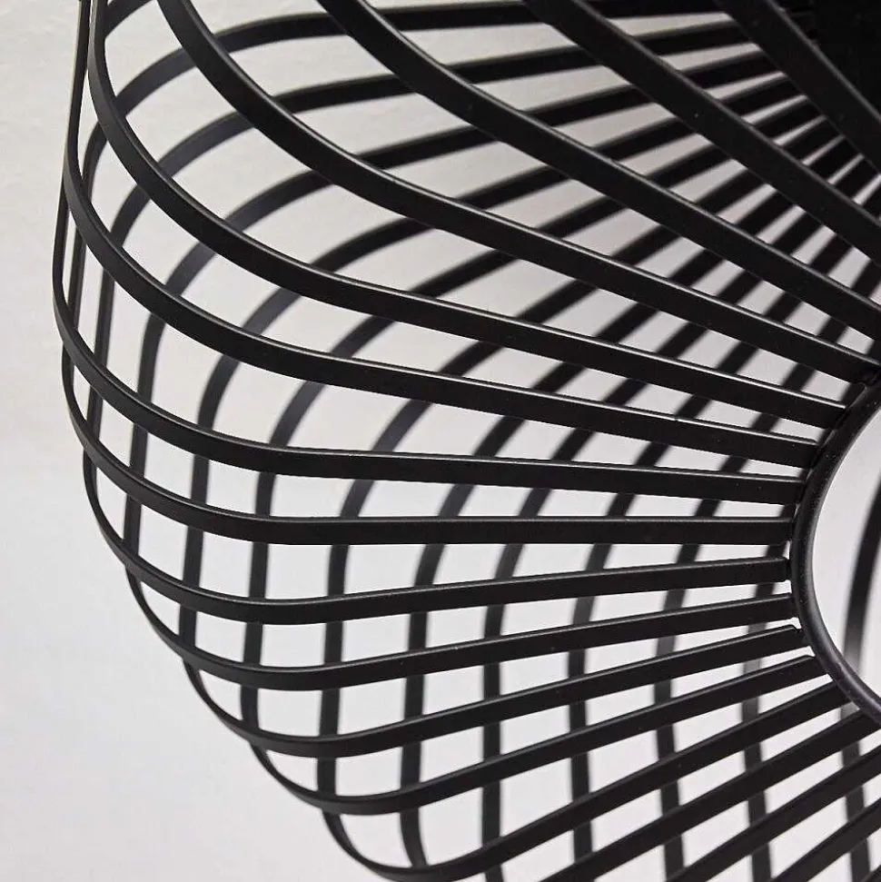 Plafonnier Wemude Noir, 1 Lumiere