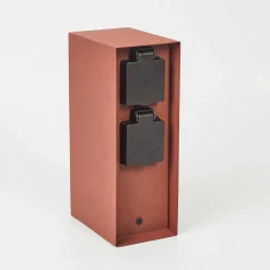 Prises Électriques D\\'Exterieur Abilene Rouille, Noir
