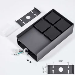 Prises Électriques D\\'Exterieur Reigolil Anthracite, Noir
