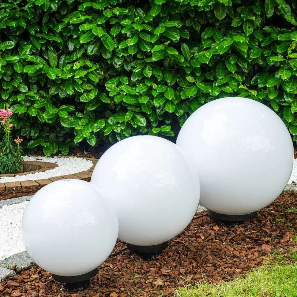 Set De Boules Lumineuses Miau Blanc, 3 Lumieres