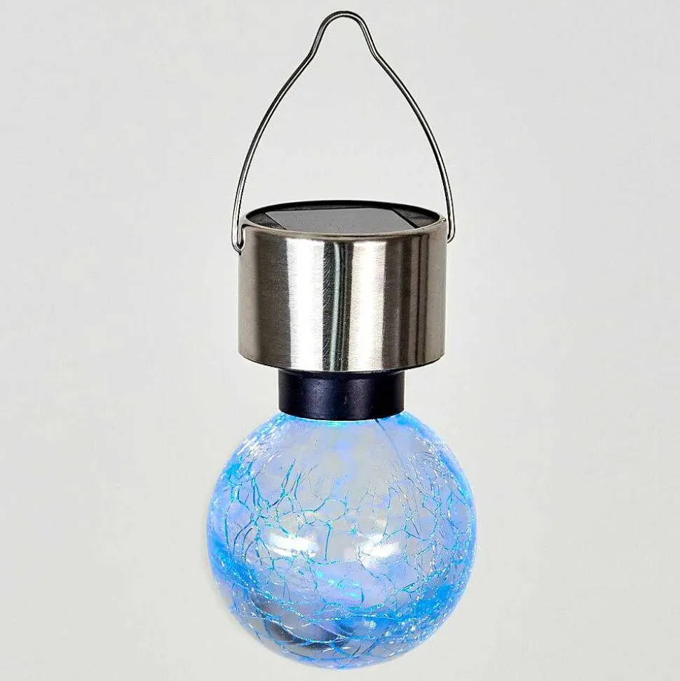 Set De Lampes Solaires Falco Led Argente, 1 Lumiere