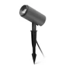 Spot De Jardin Faro Barcelona Plom Led Gris, 1 Lumiere