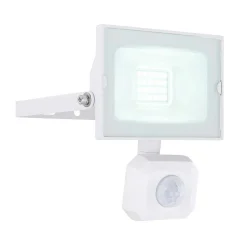 Spot De Jardin Globo Helga Led Blanc, 1 Lumiere, Detecteur De Mouvement