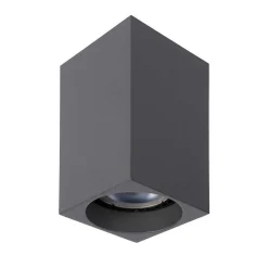 Spot De Plafond Lucide Delto Led Gris, 1 Lumiere