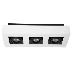 Spot De Plafond Lucide Xirax Led Blanc, 3 Lumieres