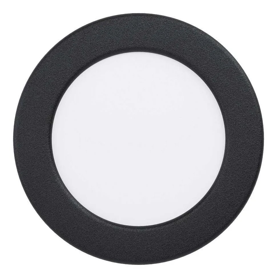Spot Encastrable Eglo Fueva Led Noir, 1 Lumiere
