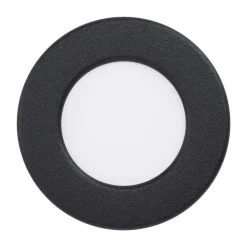 Spot Encastrable Eglo Fueva Led Noir, 1 Lumiere
