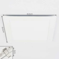 Spot Encastrable Finsrud Led Blanc, 1 Lumiere