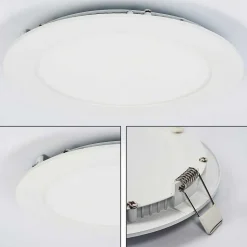 Spot Encastrable Finsrud Led Blanc, 1 Lumiere